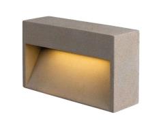 SLV - Concreto LED Buiten Wandlamp L IP65 Light Grey