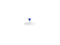 Luceplan - Millimetro Plafondlamp H23 Ø50 Royal Blue/Mirror