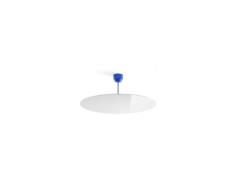 Luceplan - Millimetro Plafondlamp H33 Ø85 Royal Blue/Mirror