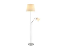 Lindby - Nantwin Vloerlamp White/Nickel