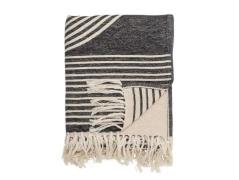 Bloomingville - Anek Throw Black/Cotton