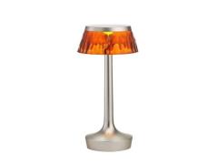 Flos - Bon Jour Unplugged Tafellamp Matte Chroom Amber