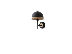 Lindby - Lonnaris Wandlamp Black/Nature