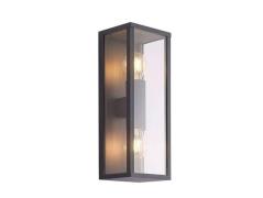 Lindby - Peldar 2 Buiten Wandlamp Dark Grey