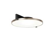 Light-Point - Inlay Round C2 Plafondlamp Matt Black/Silver Gold