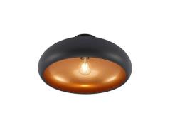 Lindby - Gerwina Plafondlamp Black/Gold