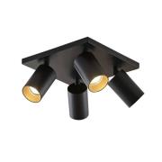 Arcchio - Brinja 4 Plafondlamp Black/Gold