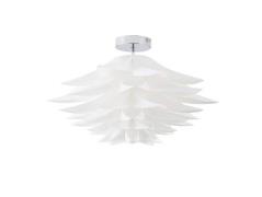 Lindby - Rimon Plafondlamp White/Chrome