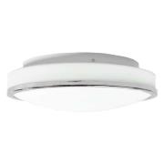 Lindby - Lyss Round LED Plafondlamp IP44 Ø34 Chrome