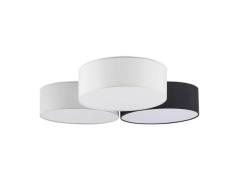 Lindby - Janita 3 LED Plafondlamp Grey/Black/White