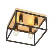 Lindby - Miravi 4 Plafondlamp Gold/Black