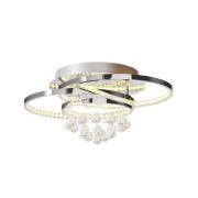 Lucande - Keely Plafondlamp S Chrome/Clear