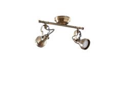 Lindby - Perseas 2 Plafondlamp Antique Brass