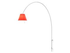 Luceplan - Lady Costanza Wandlamp met Dimmer Rood/Aluminium