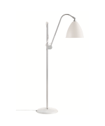 GUBI - Bestlite Bl3 VloerLamp Ø21 Chroom/Matte Wit