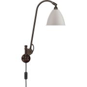 GUBI - Bestlite BL6 Wandlamp Ø16 Zwart Geelkoper/Klassisk Wit