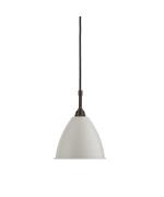 GUBI - Bestlite BL9 Hanglamp Ø16 Zwart Geelkoper/Klassisk Wit