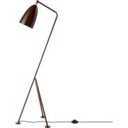 GUBI - Gräshoppa Vloerlamp Glossy Walnut Brown