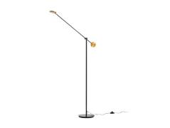 Lucande - Adomas LED Vloerlamp Black/Gold