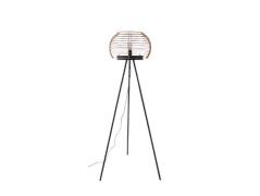 Lindby - Ediz Vloerlamp Wood/Black