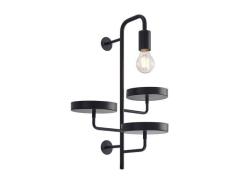 Lindby - Hanjo Wandlamp Black