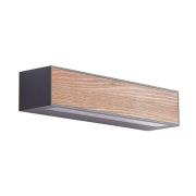 Arcchio - Miraz LED Buiten Wandlamp Dark Grey/Dark Wood