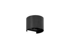 Lindby - Nivar Round LED Buiten Wandlamp Black