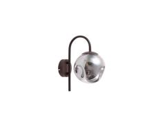 Lindby - Valentina Wandlamp Smoked Grey/Coffee