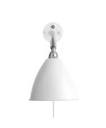 GUBI - Bestlite Bl7 Wandlamp Ø16 Chroom Matte Wit