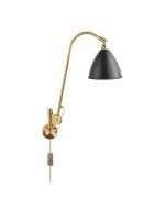 GUBI - Bestlite Bl6 Wandlamp Ø16 Geelkoper/Zwart