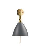 GUBI - Bestlite Bl7 Wandlamp Ø16 Geelkoper/Gray