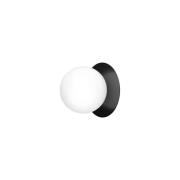 Nuura - Liila 1 Wand-/Plafondlamp IP44 Medium Black/Opal