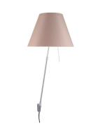 Luceplan - Costanza Wandlamp met Dimmer Alu/Soft Skin