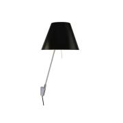 Luceplan - Costanza Wandlamp met Dimmer AlzonderLiquorice Black