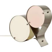 GUBI - Coppia Tafellamp Bronzen Staal/Ivory/Blush