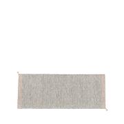 Muuto - Ply Tapijt rPET 200x80 Zwart/Wit