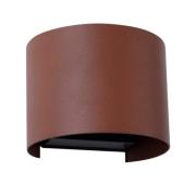 Lindby - Dara Round LED Smart Buiten Wandlamp Roest