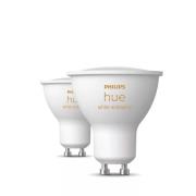 Philips Hue - White Amb. 4,2W Bluetooth GU10 Lichtbron 2 pcs.