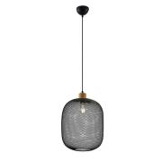 Lindby - Djuna Hanglamp Black/Wood