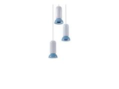 Lindby - Kerimi 3 Hanglamp Creme/Blue