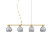 Lucande - Mylah 4 Hanglamp L950 Brass