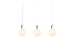 Tala - Linear Triple Hanglamp w/3 Sphere IV Brass/White