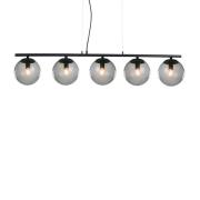 Lucande - Sotiana 5 Hanglamp Black