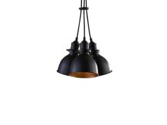 Lindby - Lira 3 Hanglamp Black/Gold