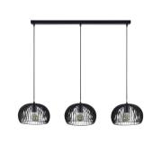 Lindby - Jusra 3 Hanglamp Black