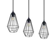 Lindby - Remus 3 Hanglamp Black