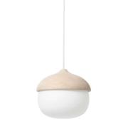 Mater - Terho Hanglamp Groot Natural/White Opal