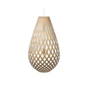 David Trubridge ltd - Koura Hanglamp H100 Wit 1 Kant