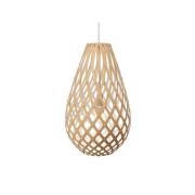 David Trubridge ltd - Koura Hanglamp H75 Wit 1 Kant