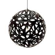 David Trubridge ltd - Floral Hanglamp Ø120 Zwart 2 Kanten